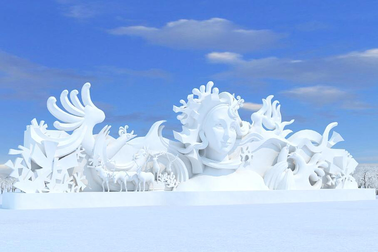 江艺冰雪雕塑